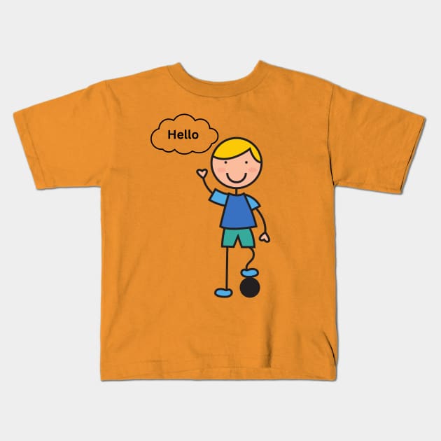 Hello Kids T-Shirt by Hayden Mango Collective 